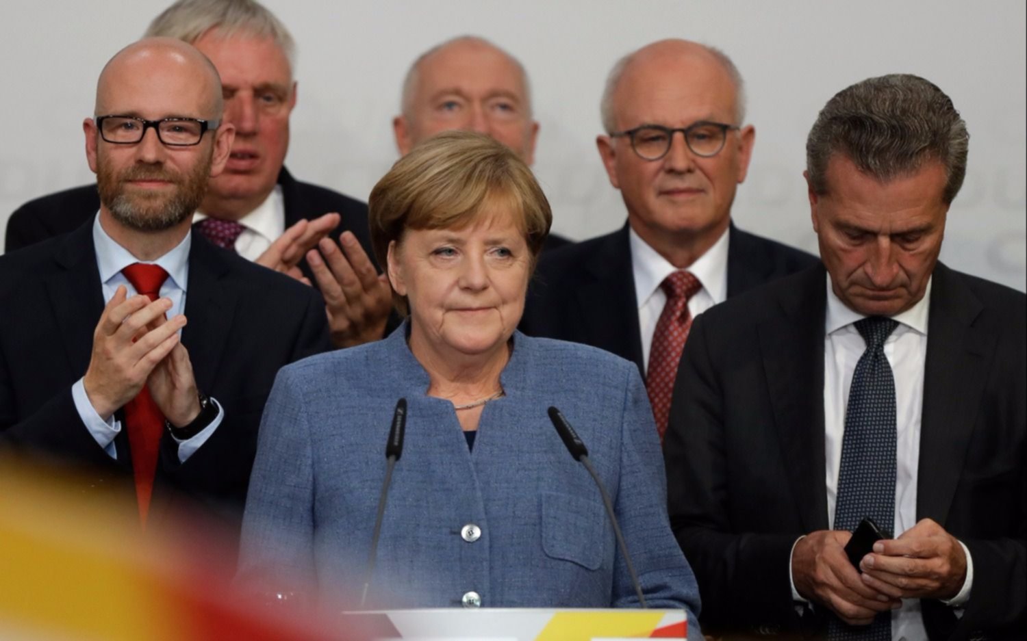 Merkel ganó las elecciones en Alemania