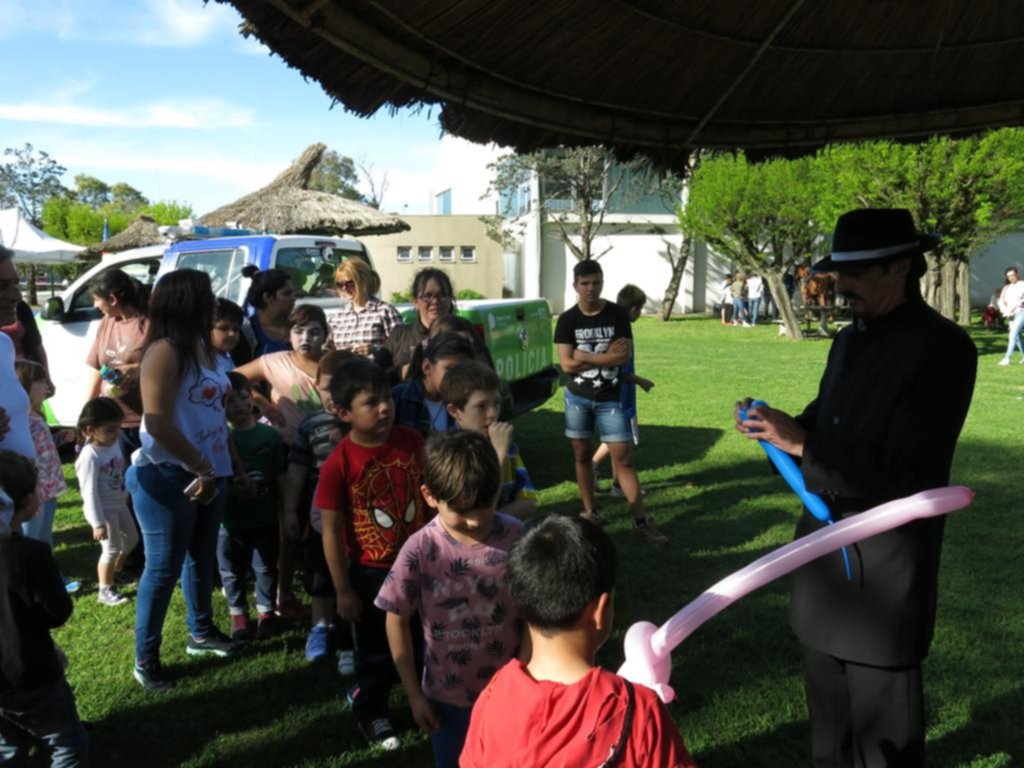 Festejaron la Primavera y el Día del Niño en el camping del Círculo Policial de Tolosa