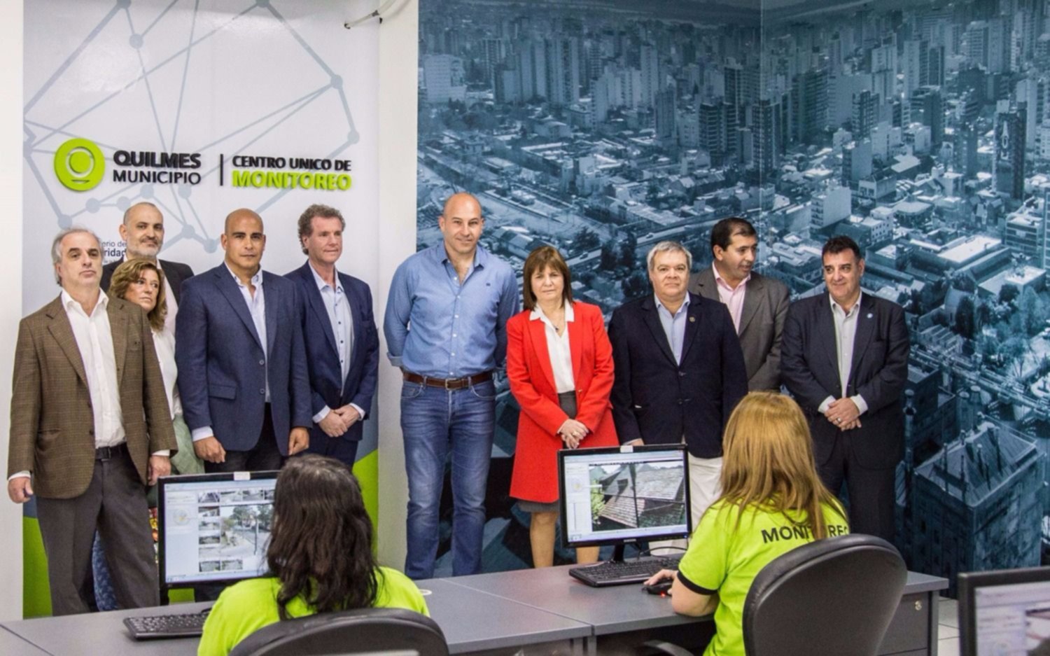 Inauguraron el Centro Único de Monitoreo de Quilmes