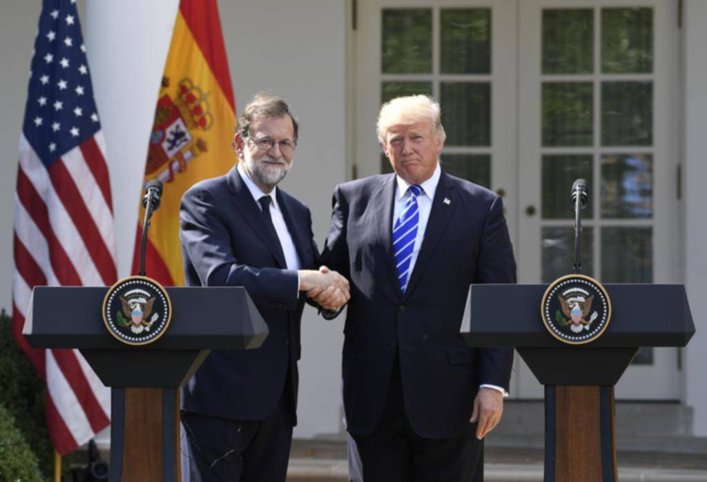 Firme respaldo de Trump a Rajoy