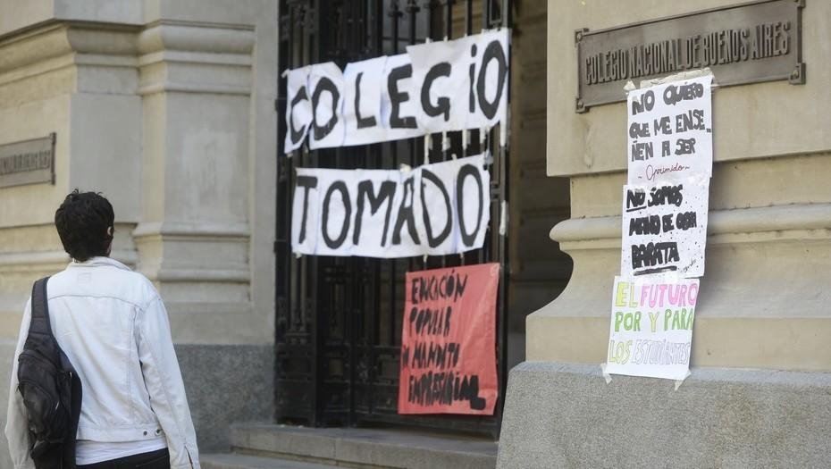 Denunció que fue abusada en la toma del Nacional Buenos Aires