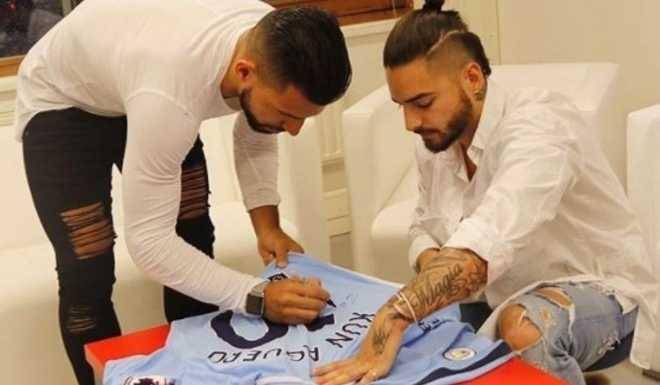 Kun Agüero chocó y es baja en la Selección