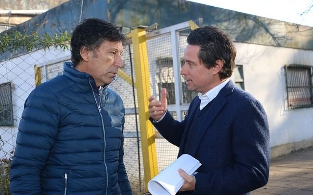 Posse y Sánchez Zinny visitaron la Escuela Técnica Nº 4 de Boulogne