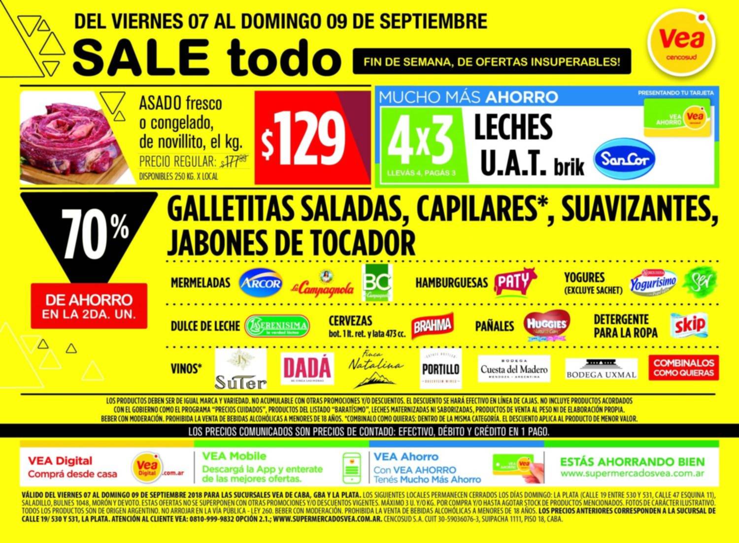 Vea te espera con un super sale
