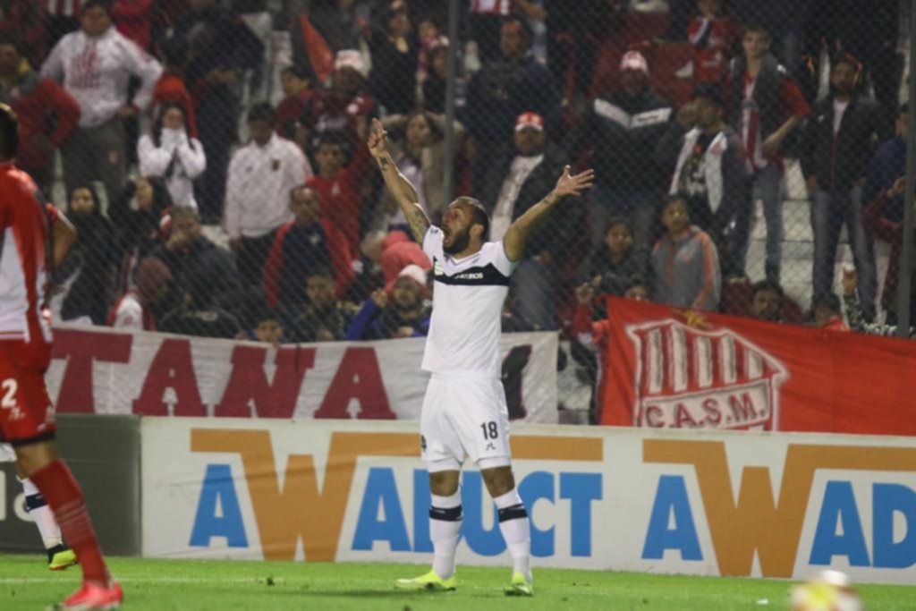 “Estoy contento por el gol, venía con la pólvora mojada y por suerte tuve esa posibilidad”