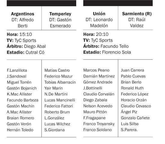 Argentinos y Temperley van por los 4tos de final