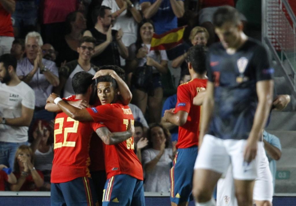 España vapuleó a Croacia en la Liga de Naciones