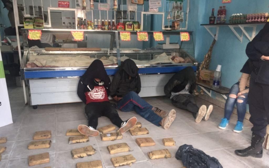 Usaban una carnicería como depósito narco: entre el peceto y el osobuco guardaban la droga