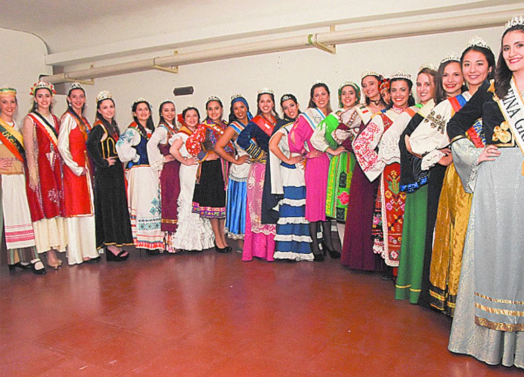 Presentación oficial de las Reinas Juveniles de la Fiesta Provincial del Inmigrante