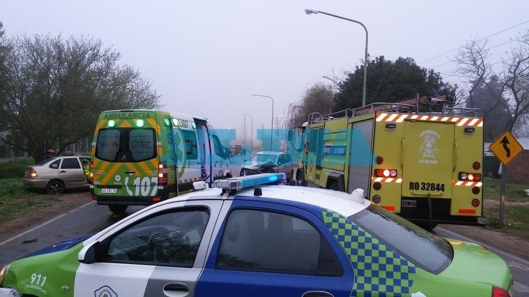 Dos heridos en un accidente en Los Hornos