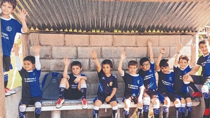 Sagrado Corazón está muy bien representado por estos pequeños