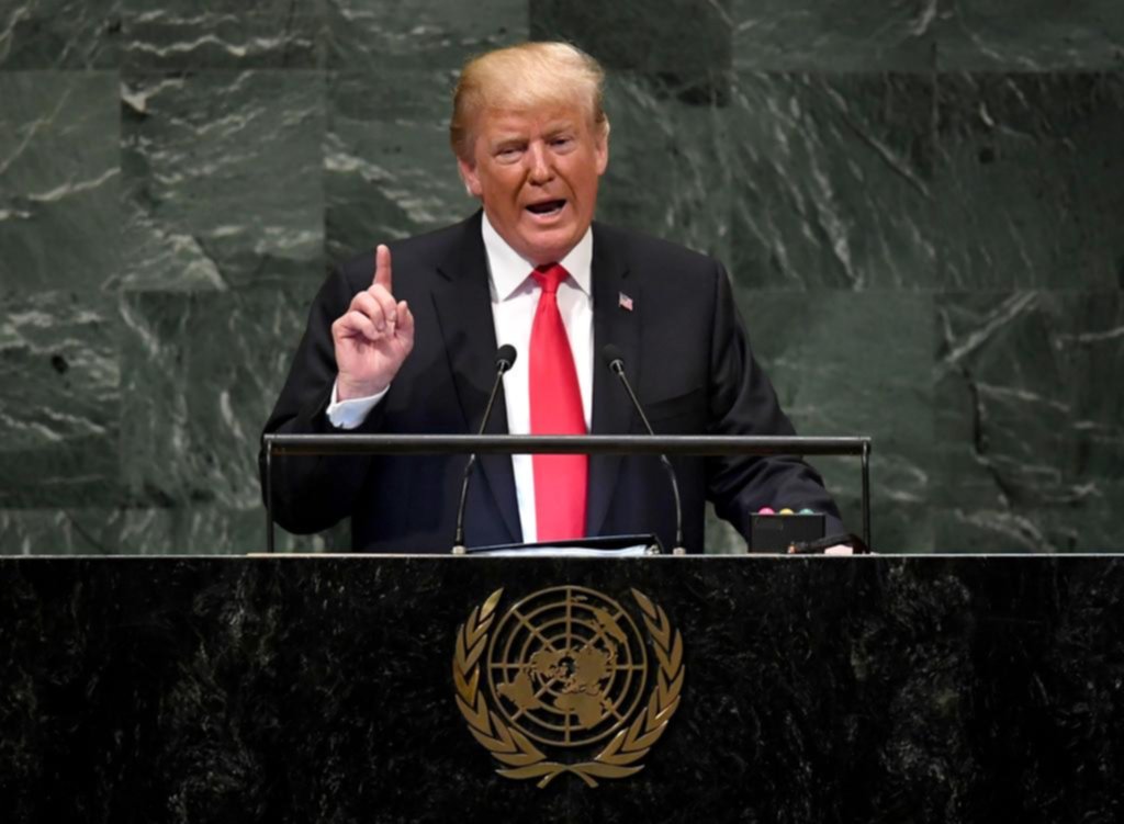 Trump desató risas en la ONU al jactarse de su presidencia