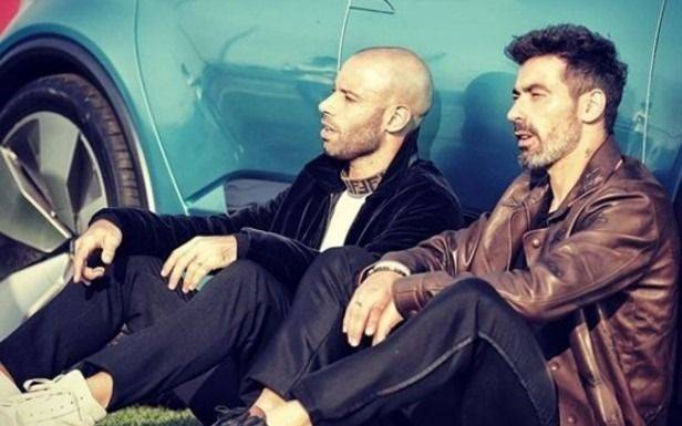 Dos ex seleccionados modelos para una producción fotográfica que dio que hablar