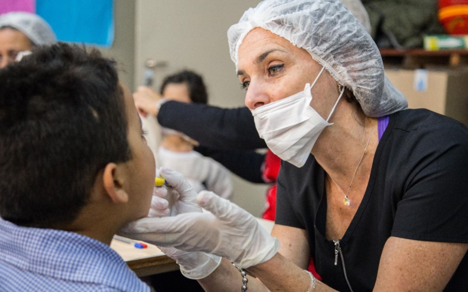 Cerca de 200 chicos recibieron atención odontológica gratuita