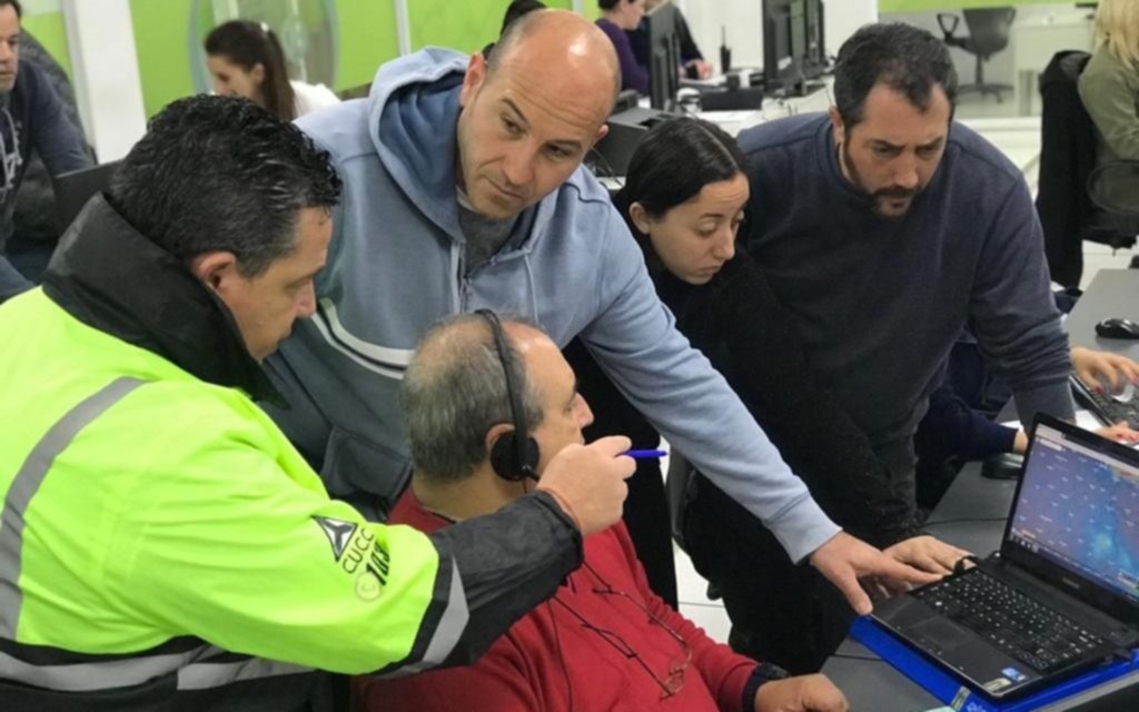 Molina supervisó los operativos de emergencia por el temporal en Quilmes