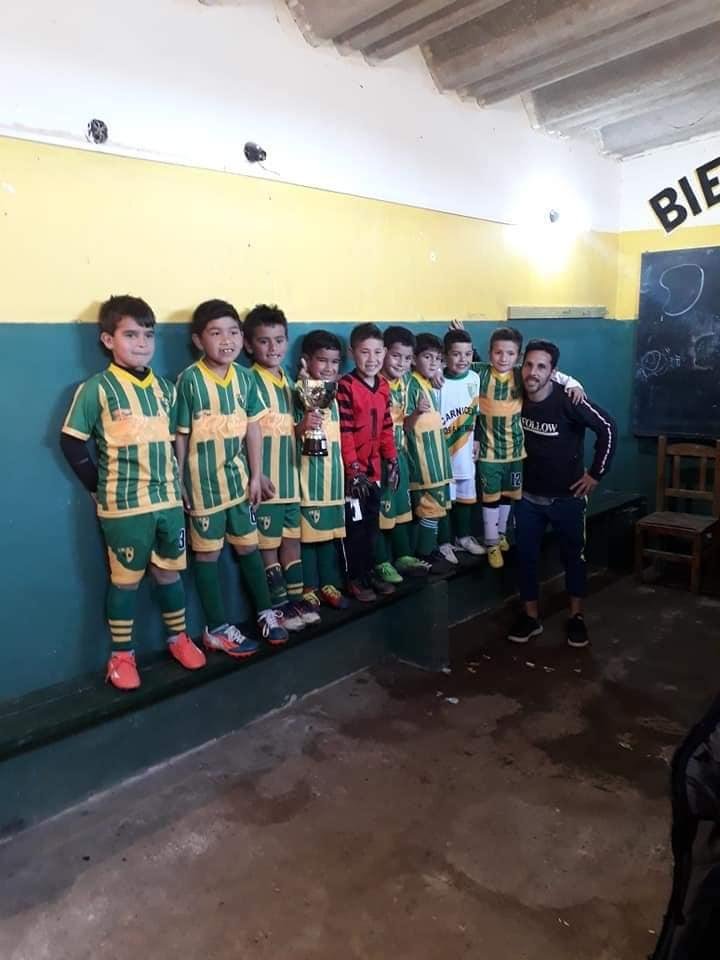 La alegría de los chicos de NV. Argüello