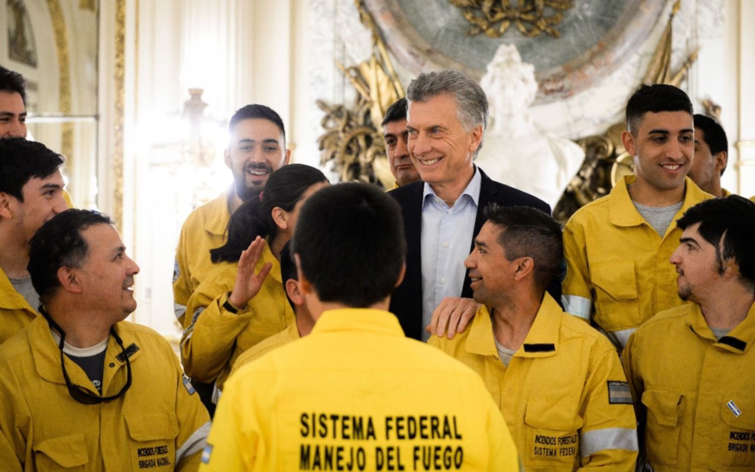 Macri encabezó una reunión del gabinete de Cambio Climático en la Casa Rosada