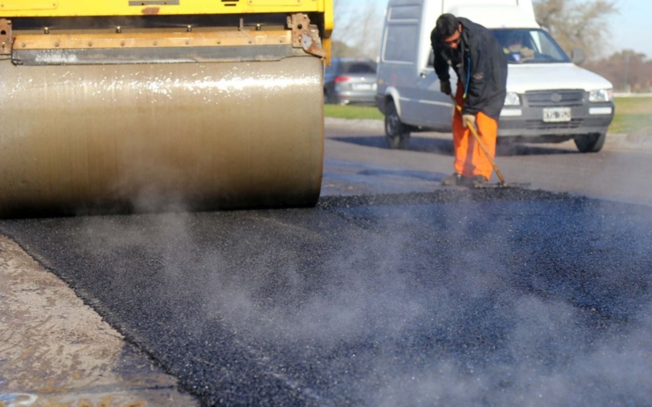Con intervenciones en distintos tramos, continúa la obra integral en Camino Centenario 