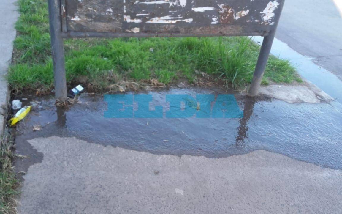 Una parada de micros de Tolosa jaqueada  por filtración y basura acumulada