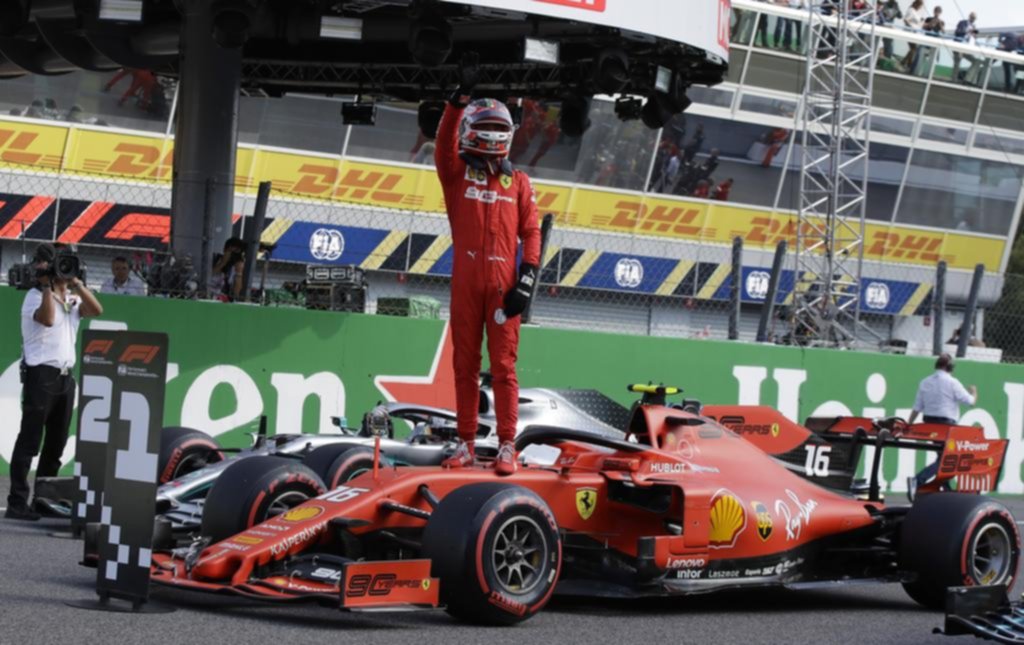 Leclerc sigue dulce: largará primero en el GP de Monza