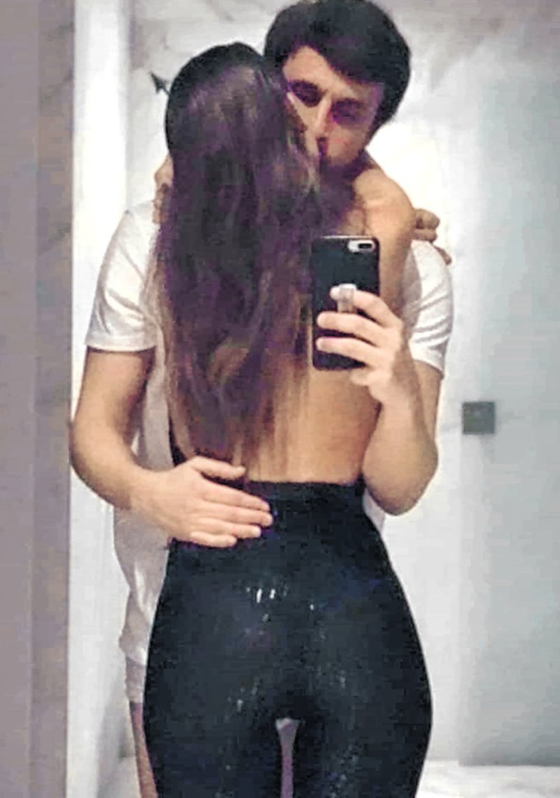 Pampita le mostraba su cola “a lo Jennifer López” al novio y él la subió a Instagram