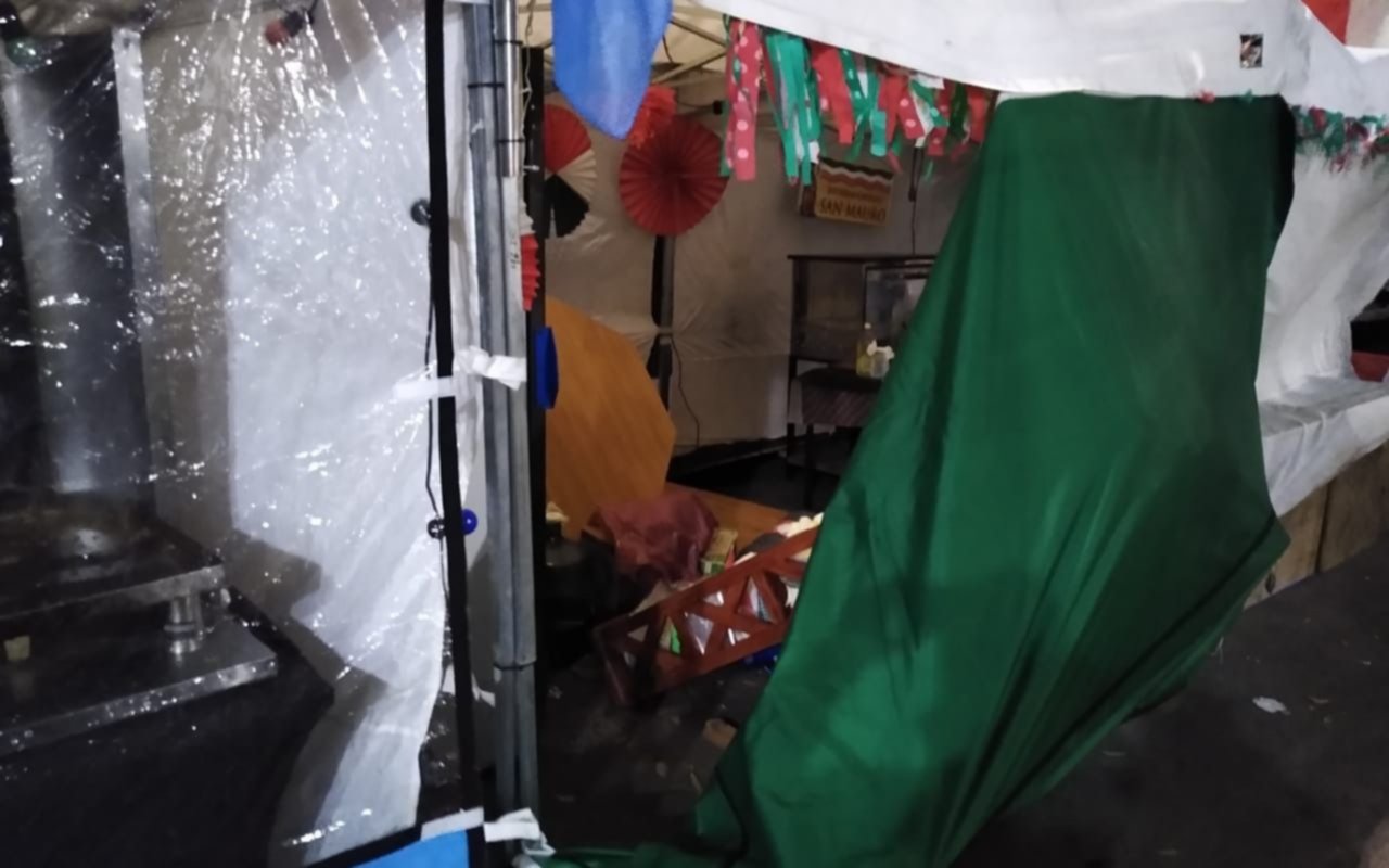 Vandalismo en Feria de las Colectividades