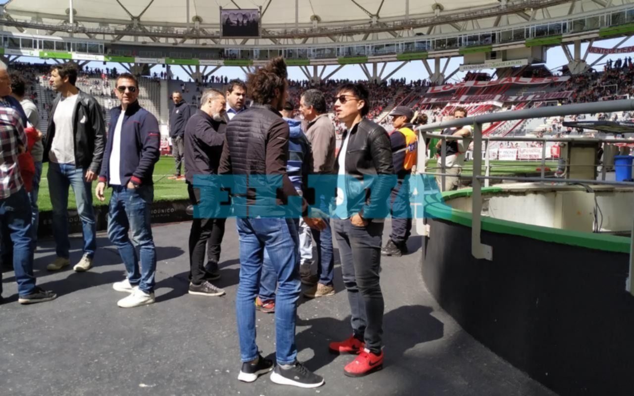 Mónaco y Sabella no quisieron perderse el juego contra el Patrón