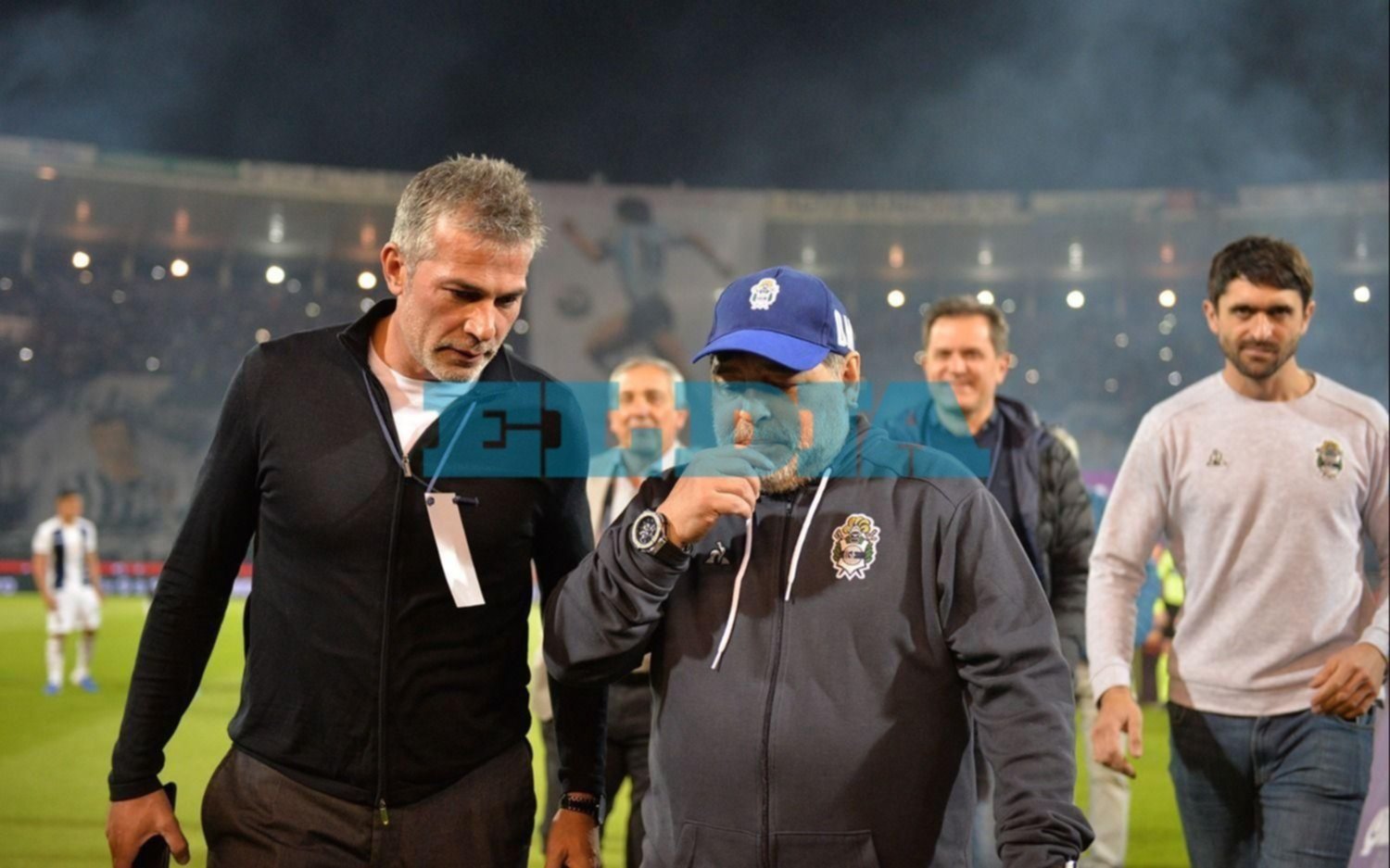 Pellegrino: "Maradona está disfrutando y nos pone contentos"