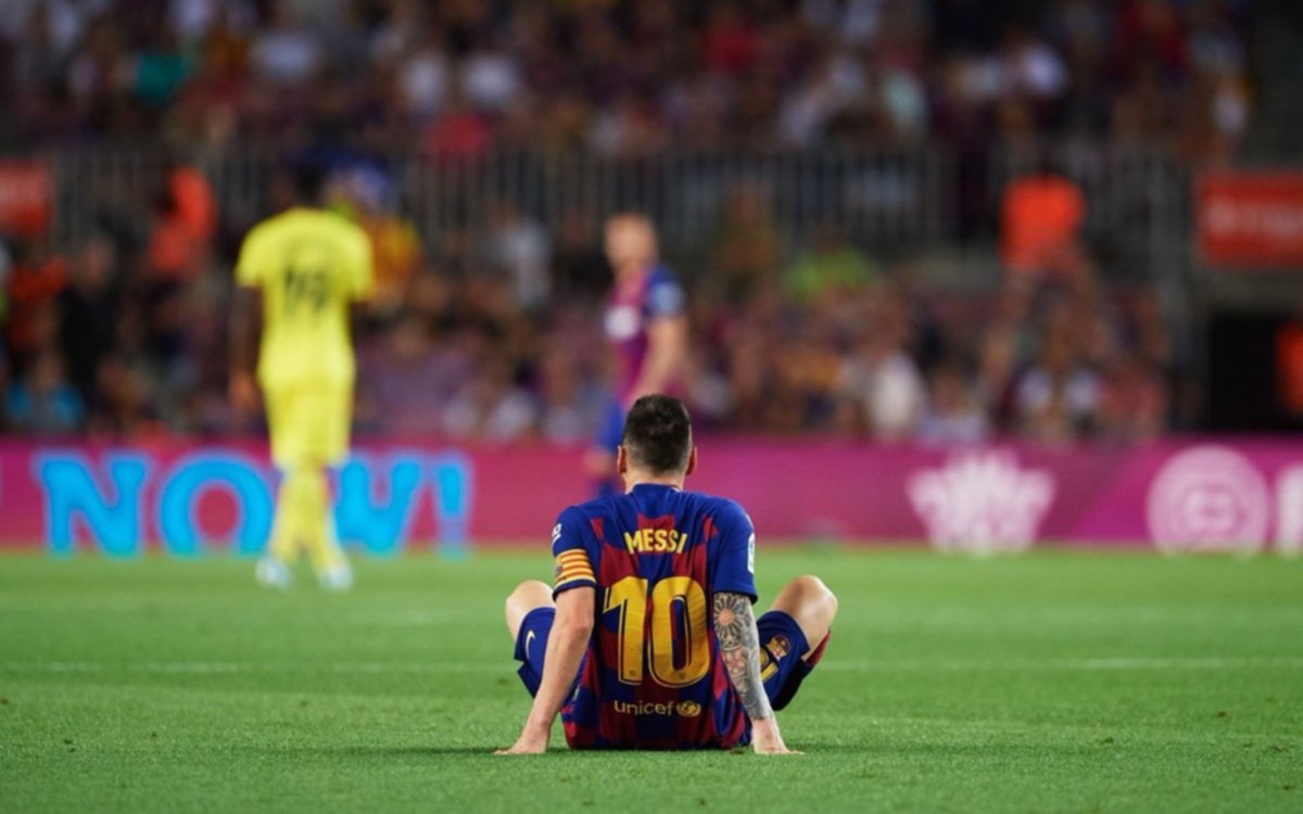 Messi salió lesionado en el triunfo del Barcelona sobre Villarreal