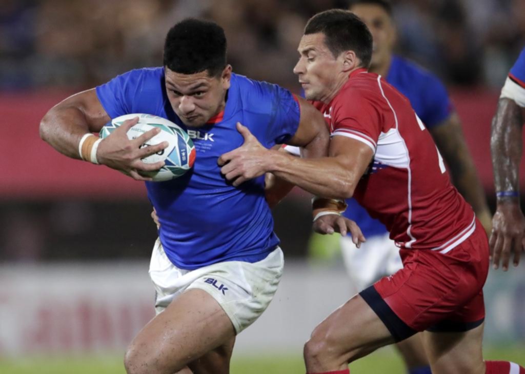 Samoa marcó la diferencia con Rusia en la segunda parte