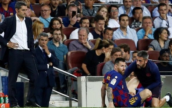 Por la lesión en el aductor izquierdo, Messi no estará en la visita de Barcelona a Getafe