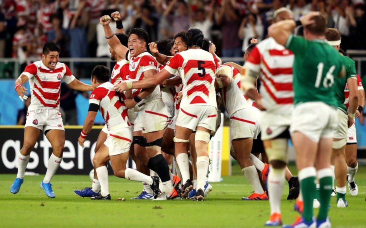 Japón da la sorpresa y vence a Irlanda por 19 a 12 en el Mundial de Rugby