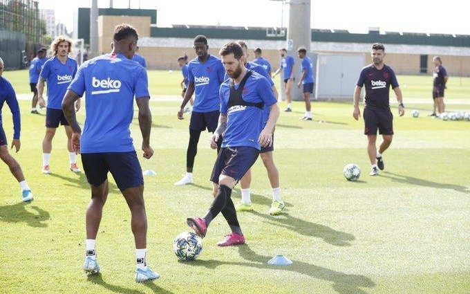 La semana arrancó bien para Barcelona: Lio Messi volvió a entrenar