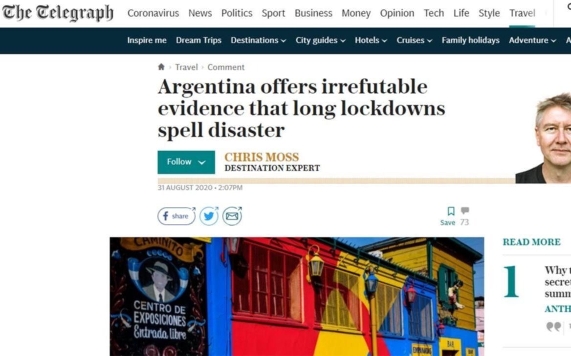 Dura crítica de un diario inglés a Argentina: "Las cuarentenas largas invocan un desastre”