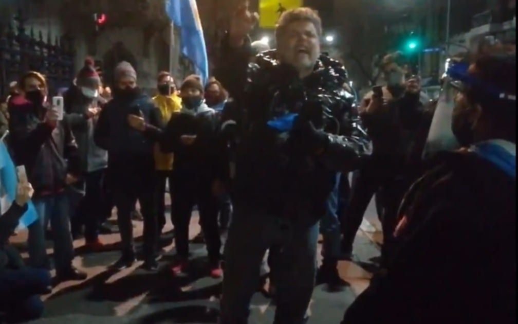 Alfredo Casero sobre su presencia en la manifestación: “Sentí que me estaban choreando y fui”