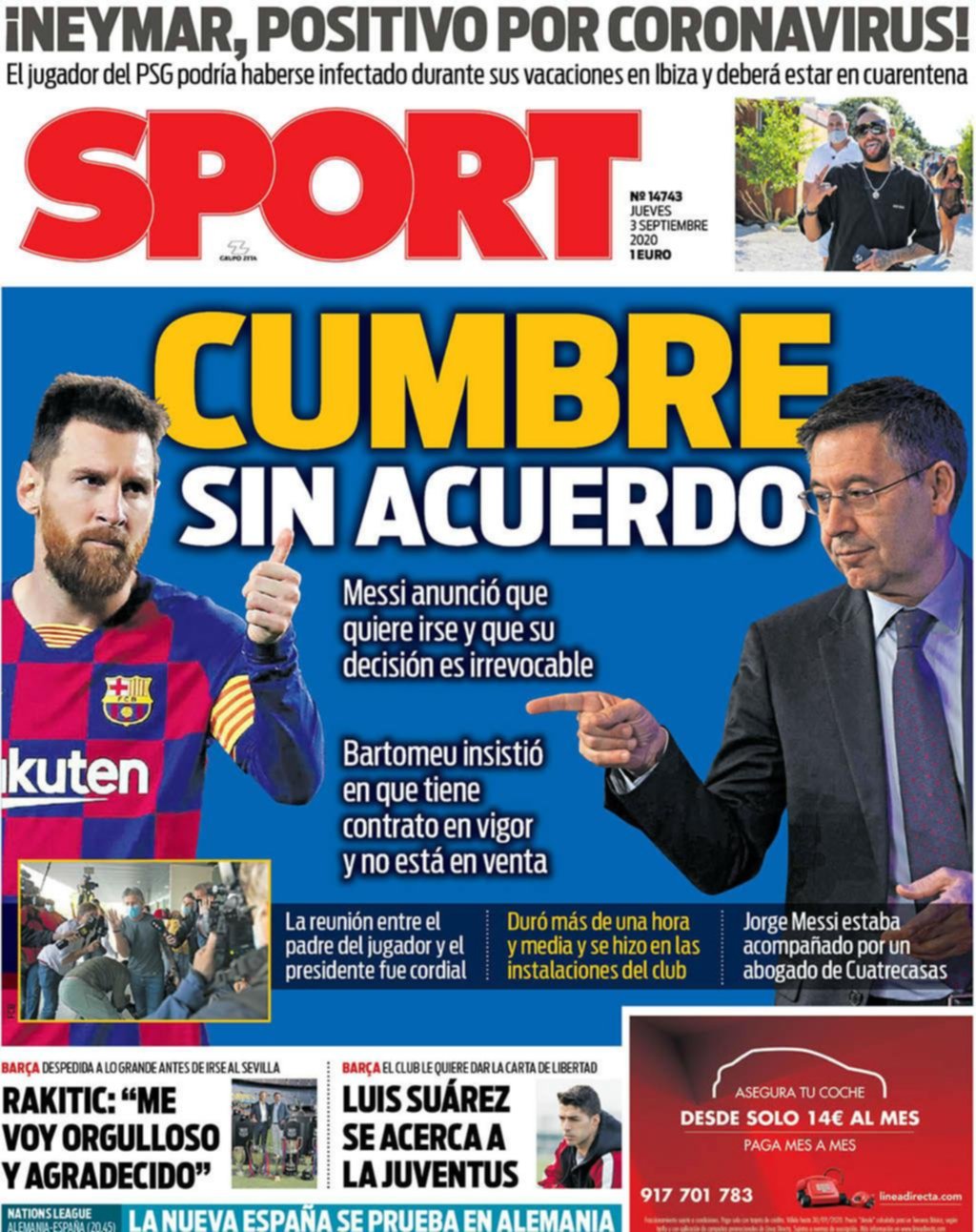 Sigue siendo el gran tema de tapa en la prensa española