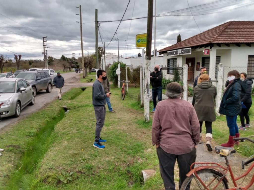 Vecinos movilizados en Gorina por el estado de las calles y del alumbrado