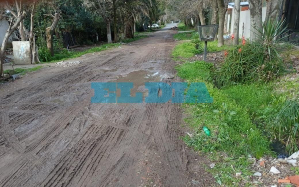 En City Bell, denuncian que las calles se encuentran "en un estado de abandono total"