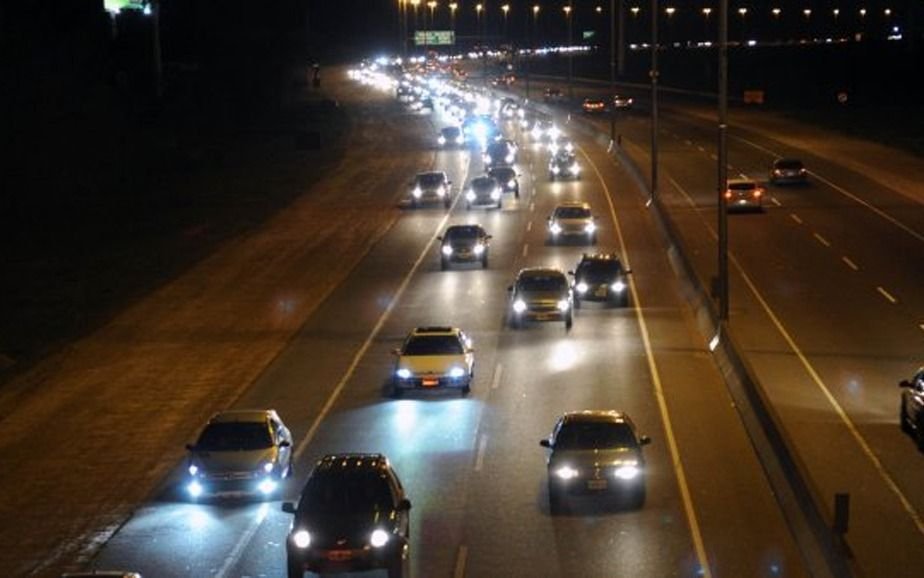 La autopista está a oscuras entre Hudson hasta Villa Elisa