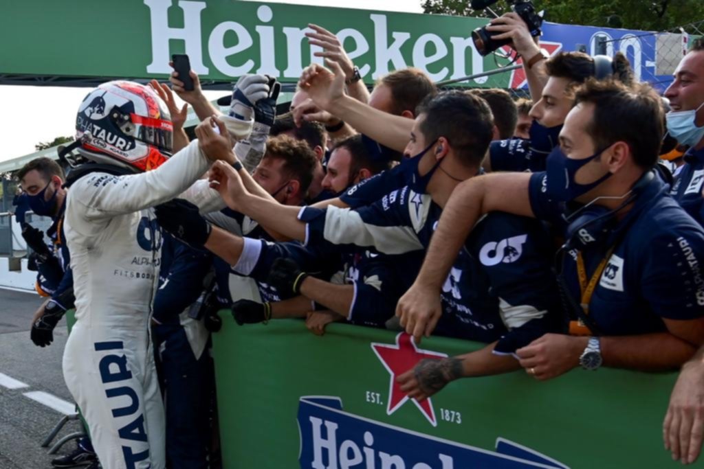 Gasly quebró la hegemonía de Mercedes y se quedó con el Gran Premio de Monza