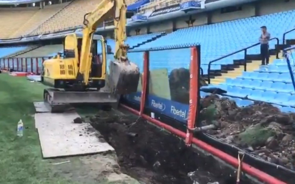 Están preparando la Bombonera para la Libertadores y la Selección