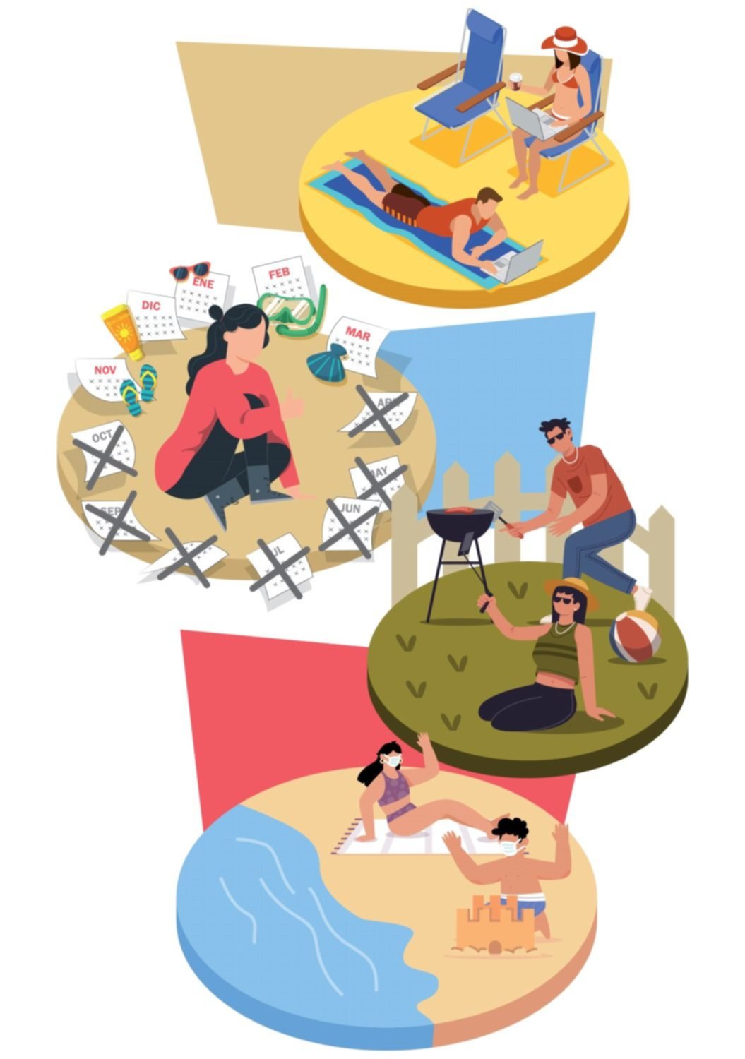 Extender la temporada de verano, una idea en estudio