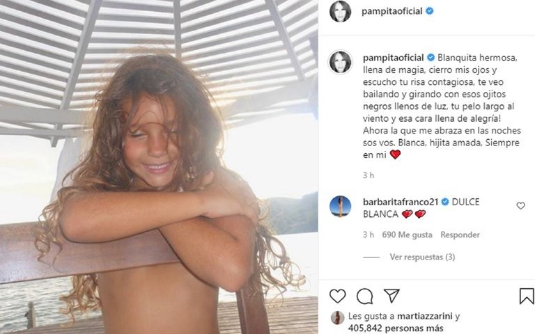 A 8 años de su muerte, el emotivo recuerdo de Pampita y Vicuña para Blanca