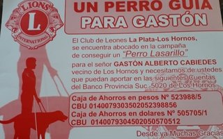 “Un perro para Gastón “