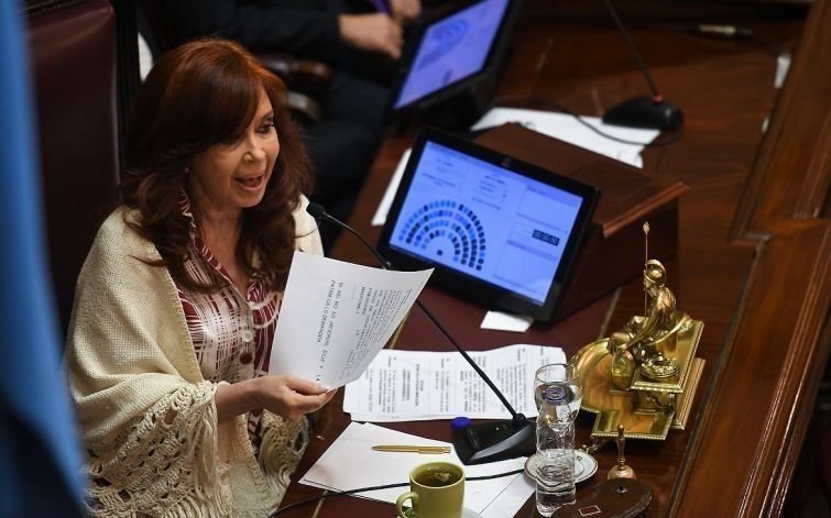 Cristina Kirchner salió a criticar abiertamente a los jueces que el Gobierno quiere remover