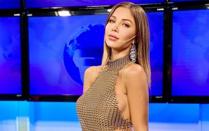Chocó y recibió golpes la modelo periodista de TV Romina Malaspina