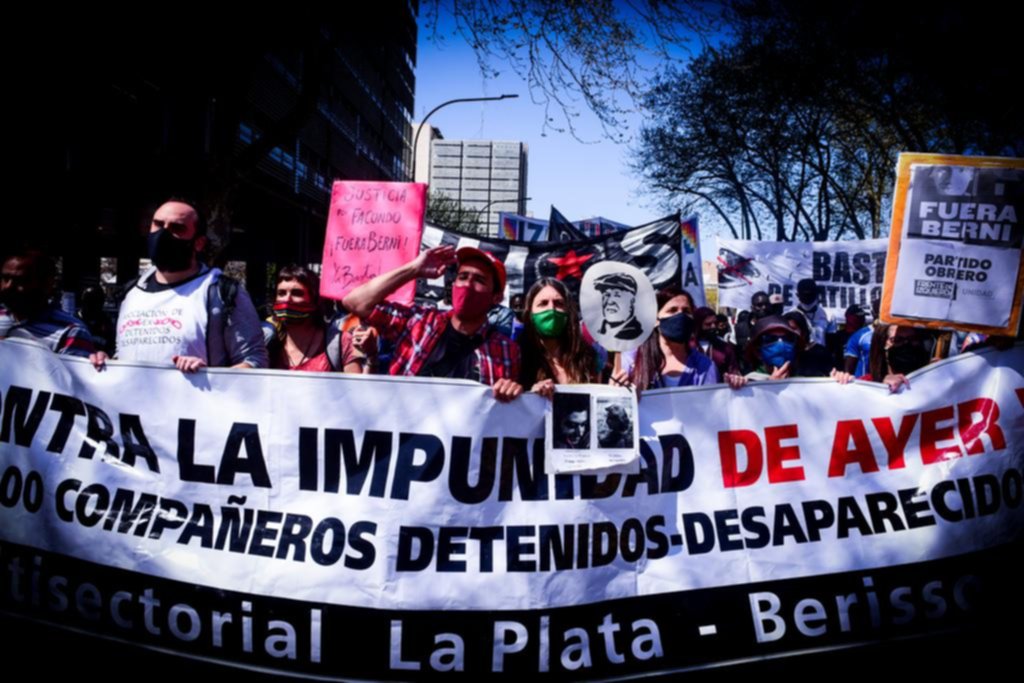 Marcha en La Plata por el esclarecimiento de la desaparición de López