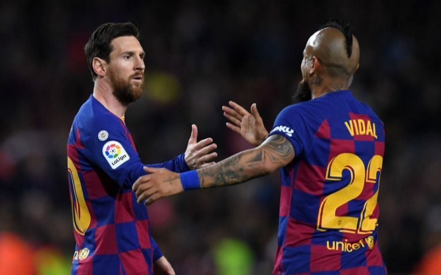 Messi despidió a Vidal con un mensaje lleno de emoción