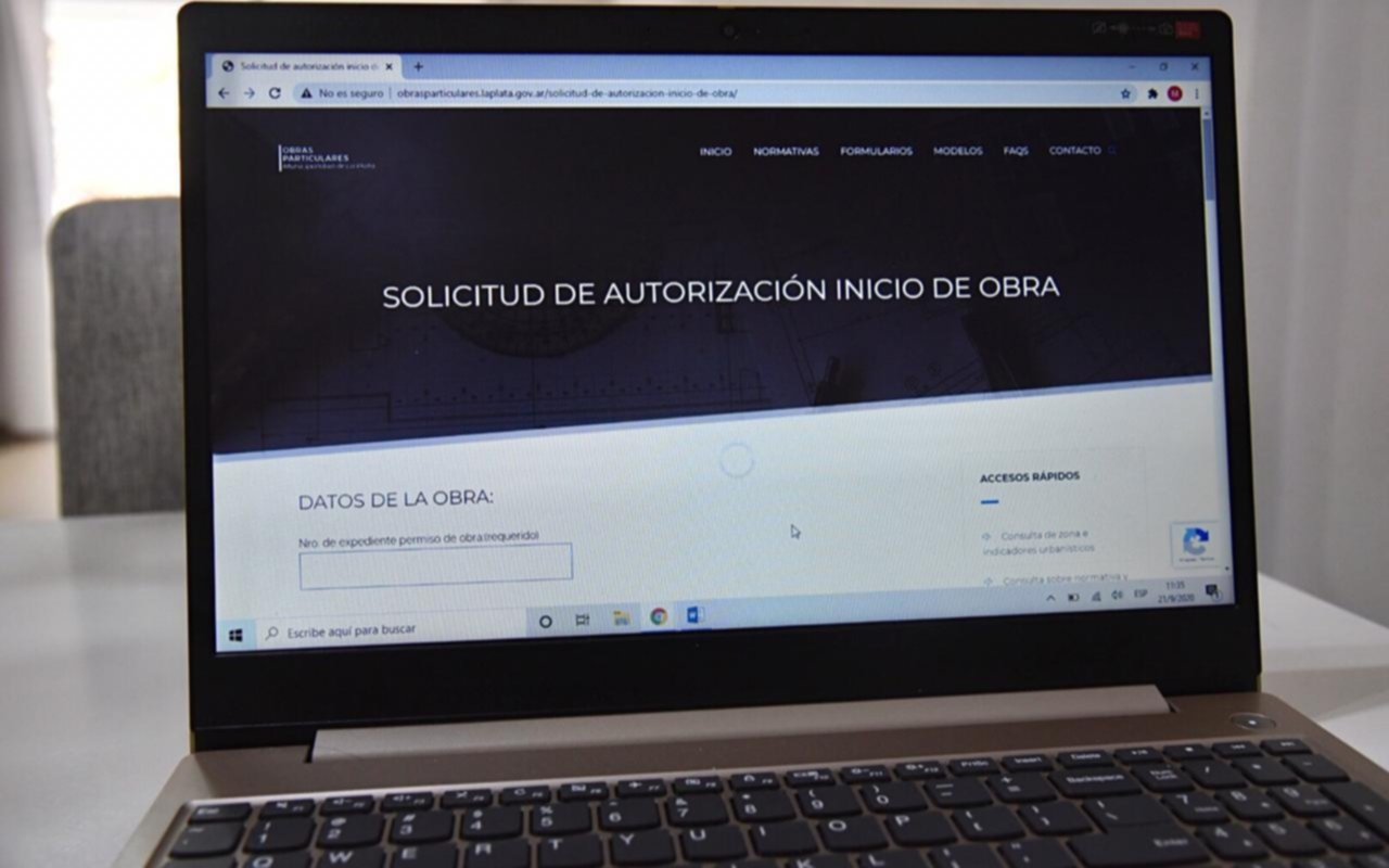 En La Plata autorizarán obras particulares a través de un sitio web