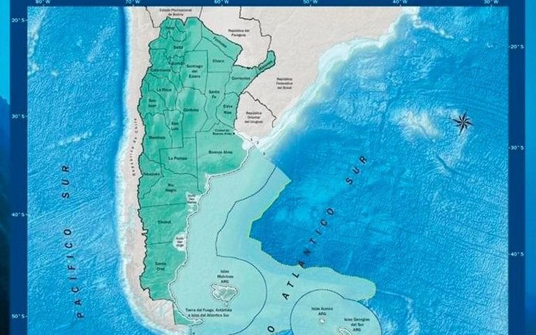El nuevo mapa oficial de la Argentina: la Antártida presente y Tierra del Fuego en el centro